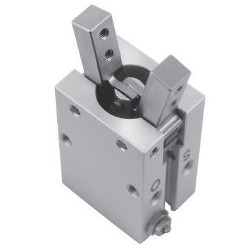 Pinza de prensión neumática - JHC2 - Jufan Industrial Co., Ltd. - angular / de 2 mandíbulas