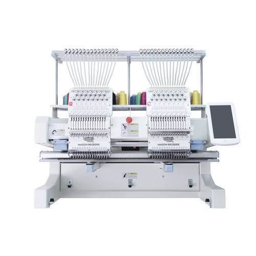 Máquina bordadora multicabezal - Maison Broderie - con 15 agujas / asistida por ordenador / de alta velocidad