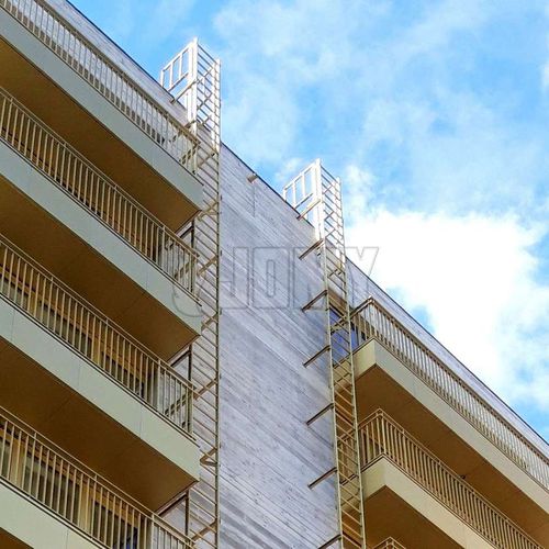 Escalera de aluminio - JOMY SA - de plataforma / corredera / telescópica
