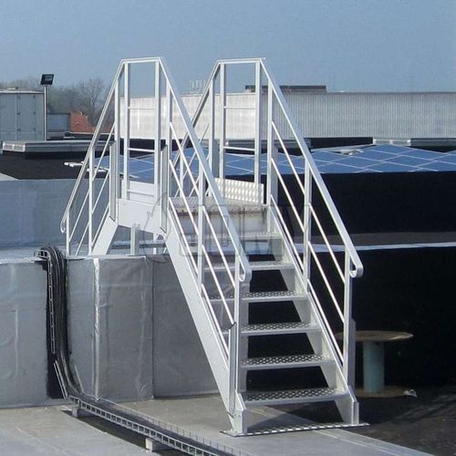 Salto de lobo de aluminio - JOMY SA - doble / simple / con barandilla de seguridad