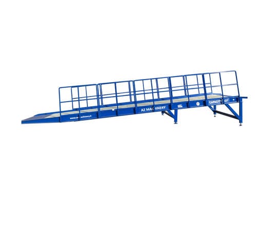 Rampa de carga de ruedas - PRIME FIX 10-8 RL - AZ RAMP - para plataforma / de manipulación / contenedor