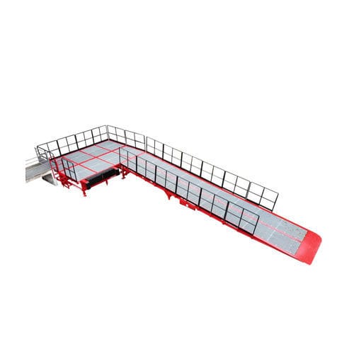 Rampa de carga para palés - 2020 ADJ- 8T-L - AZ RAMP - de ruedas / para plataforma / hidráulica