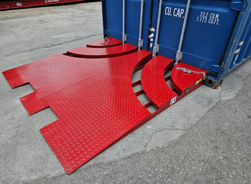 Rampa de carga para camión - HCRS-08 - AZ RAMP - para manguera / para suelos / para transporte