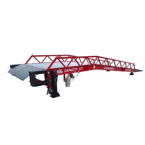 Rampa de carga de bandejas - STAR- 20T - AZ RAMP - móvil / hidráulica / de concha