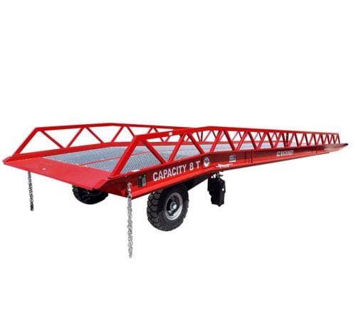 Rampa de carga para contenedores - EASY XL-8 LS - AZ RAMP - para camión / para carretilla elevadora / de remolque