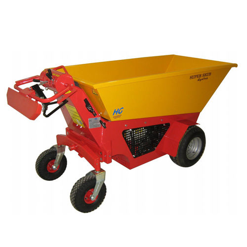 Mini-dúmper con neumáticos - Super Skub Hydra  - Hedensted Gruppen A/S - hidráulico / manual / de descarga frontal
