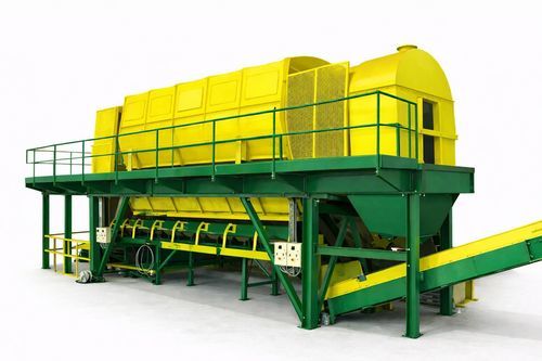 Criba de tambor - Angelo Quidacciolu Costruzioni Meccaniche - rotativa / para productos a granel / para carga pesada