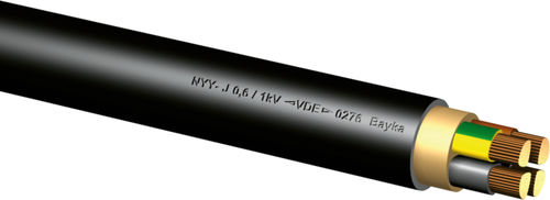 Cable eléctrico de alimentación - BayEnergy® CPR NYY-J - Bayerische Kabelwerke - aislado / antipropagación de fuego / resistente a los UV