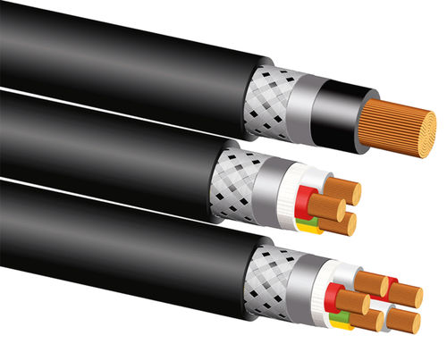 Cable eléctrico de alimentación - BayMotion® CPR feedIN - Bayerische Kabelwerke - antipropagación de fuego / blindado / resistente a las intemperies