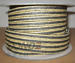 Empaquetadura trenzada de PTFE - ZD-P1312 - cixi zonde sealing and gasket.co.,Ltd - de carbono / de fibra de carbono / de aramida