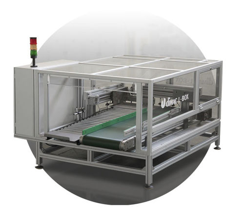 Transportador de banda -  L-box - Dimac Srl - lineal / de transporte / de cartón