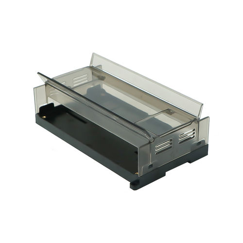 Caja para riel DIN - AK-P-35 - SZOMK ELECTRONICS - rectangular / de plástico / de electricista