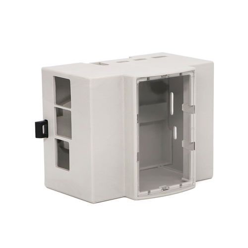 Caja para riel DIN - AK-DR-63 - SZOMK ELECTRONICS - rectangular / de ABS / industrial