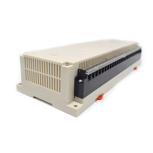 Caja para riel DIN - AK-P-26a - SZOMK ELECTRONICS - rectangular / de ABS / industrial