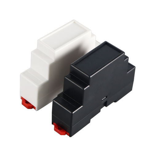 Caja para riel DIN - AK-DR-88A - SZOMK ELECTRONICS - modular / acrilonitrilo butadieno estireno / industrial