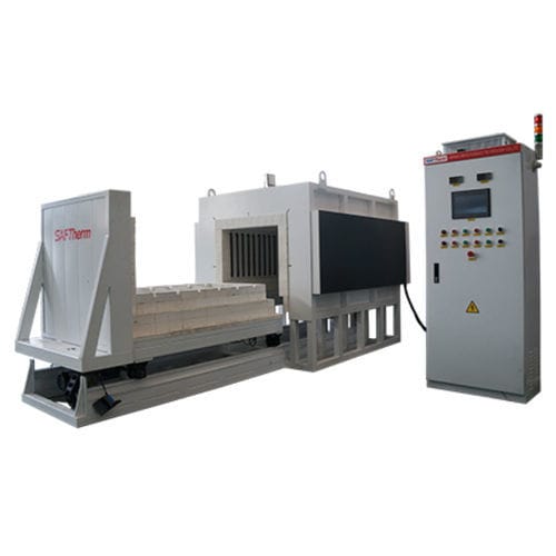 Horno de solera móvil - STT-455-14 - Henan Sante Furnace Technology Co.,Ltd. - de sinterización / térmico / automático