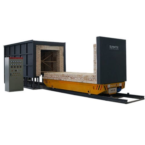 Horno de solera móvil - STT-6000-14 - Henan Sante Furnace Technology Co.,Ltd. - de sinterización / térmico / automático