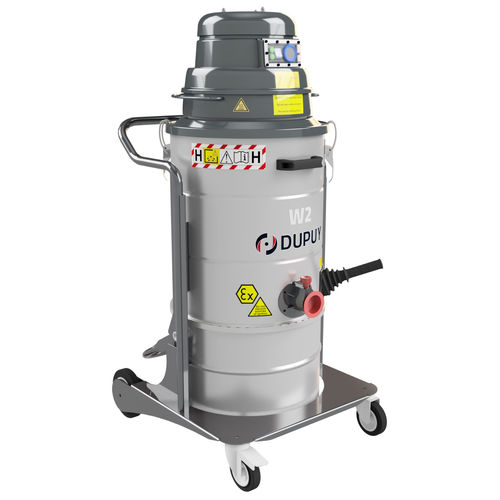 Aspirador industrial - W2 EX 1/2D Z22 - DU-PUY srl - de polvo combustible / monofásico / de acero inoxidable