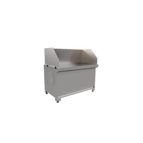 Mesa aspirante para aplicaciones generales - DEDUST BENCH - DU-PUY srl - para lijado / para el desempolvado / apriete para el proceso de amolado