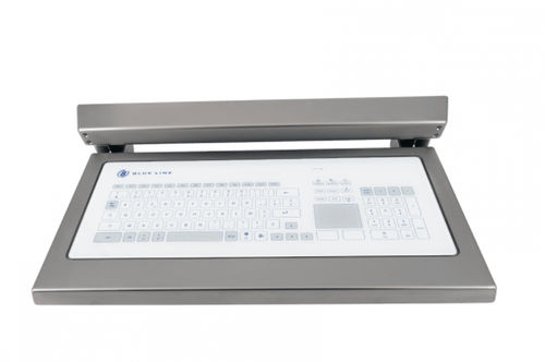 Teclado de mesa - blue-line.com - capacitivo / 103 teclas / con alfombrilla táctil