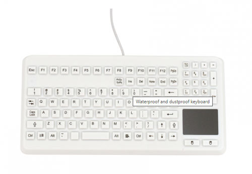 Teclado de mesa - blue-line.com - capacitivo / 106 teclas / con alfombrilla táctil