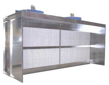 Cabina de pintura abierta - LAZUR MAXI  - FRANCE AIR - para piezas de recambio / con filtro