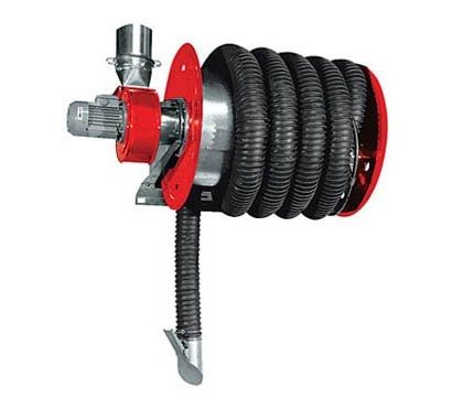 Extractor de gases de escape para coche - 350 - 1 300 m³/h | GAZPAR T  - FRANCE AIR - para taller / para garaje / con enrollador de tubo
