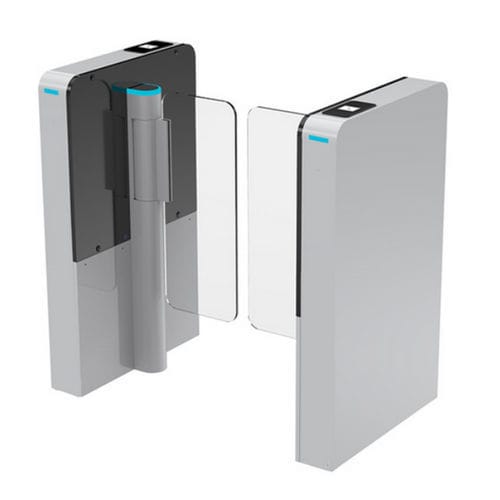 Portón abatible - GALEA XS - FBMECASYSTEM - para control de acceso / de vidrio / de seguridad