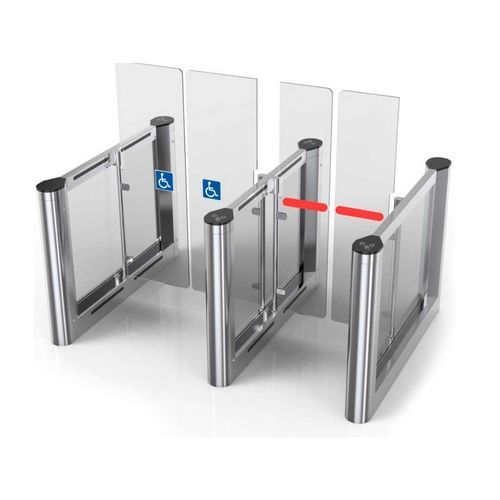 Portón abatible - GALEA H - FBMECASYSTEM - automático / para control de acceso / de Plexiglas®