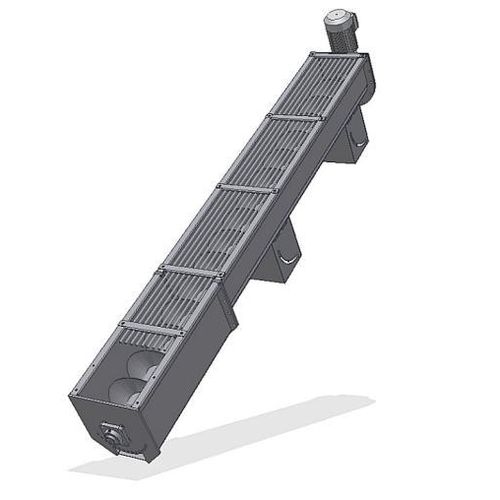 Transportador de tornillo - 0075-12928 - Forsfood Oy - inclinado / motor eléctrico / para la industria alimentaria