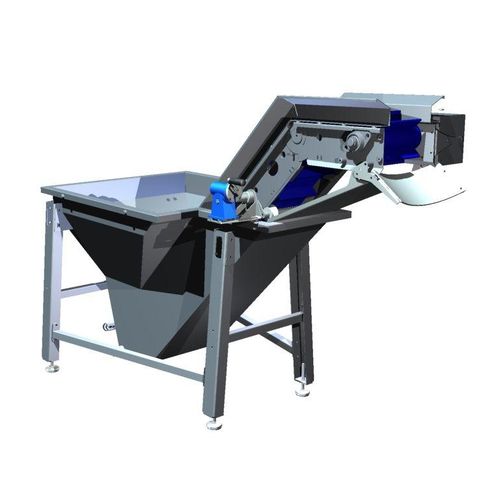 Transportador de banda - 0078-15550 - Forsfood Oy - inclinado / motor eléctrico / para la industria alimentaria
