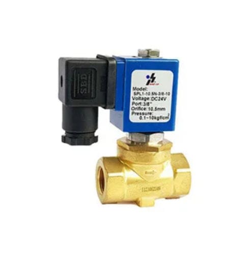 Electroválvula de control asistido - SLP1 series - Genn Dih - de 2 vías / para gas / de pequeñas dimensiones
