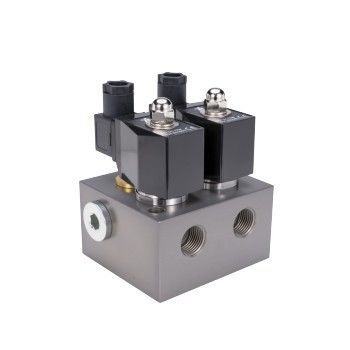 Bloque de electroválvula de control directo - KLSV - KaoLu - de 2 vías / para gas / roscado
