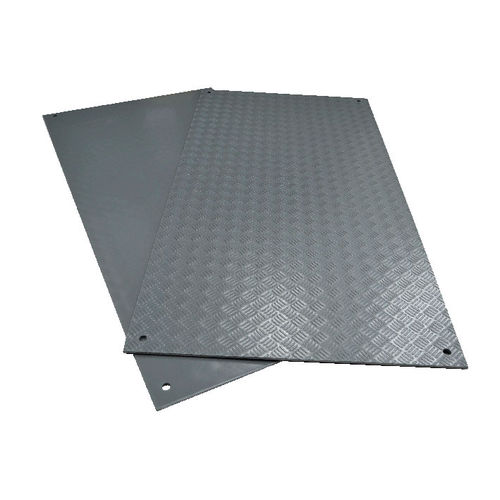 Alfombra protección del suelo - EconoMatMB™ - Justrite Safety Group - de polietileno / de exterior / gris
