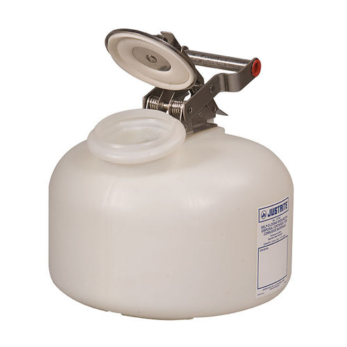 Contenedor de laboratorio - 1206-WH - Justrite Safety Group - de seguridad / para almacenamiento / de polietileno