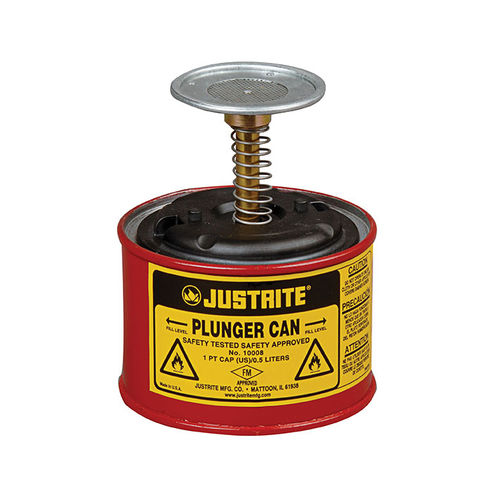 Cuba de limpieza - 1008-RD - Justrite Safety Group - de seguridad / para productos químicos / para bidones
