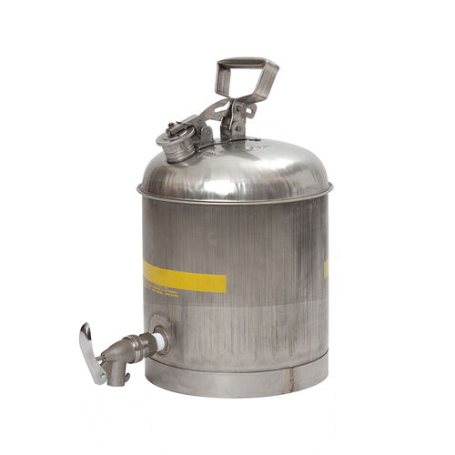 Bidón de seguridad de acero inoxidable - 1327 - Justrite Safety Group - circular