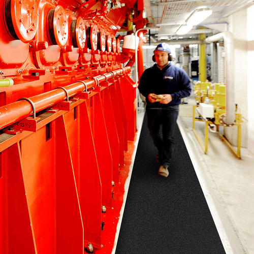 Alfombra antideslizante - 681 Grit Trax™ - Justrite Safety Group - de silicona / de interior / para espacio húmedo