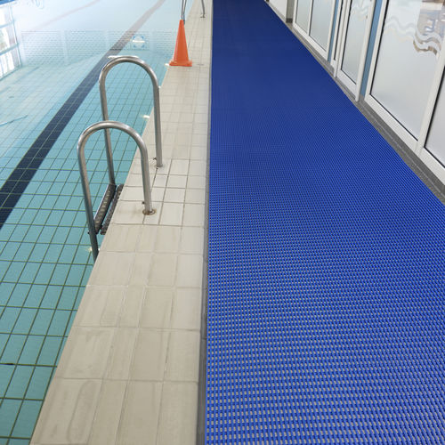 Alfombra antideslizante - Akwadek™ 536 - Justrite Safety Group - de PVC / para aplicaciones higiénicas