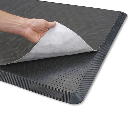 Alfombra antifatiga - Sorb Stance™ 580 - Justrite Safety Group - absorbente / de caucho / de gran anchura