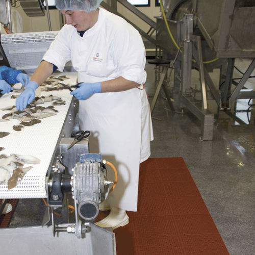 Alfombra antideslizante - Multi-Mat II® T23 - Justrite Safety Group - de burbujas / de caucho / para la industria agroalimentaria