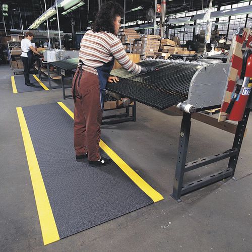 Alfombra antifatiga - 409 Sof-Tred Plus™ - Justrite Safety Group - de burbujas / de vinilo