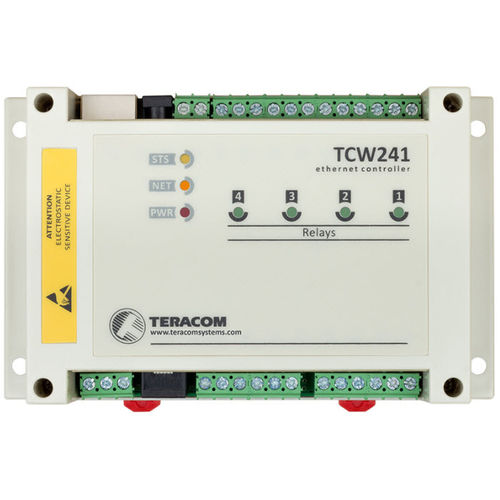 Módulo de E/S digital - TCW241 - Teracom - analógico / Ethernet / Modbus