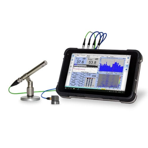 Analizador de vibraciones para el cuerpo humano - NoisePAD™ - SINUS - de cuatro canales / industrial