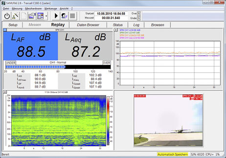 Software de medición - Noisecam - SINUS - seguimiento de objetos / de audio / de audio