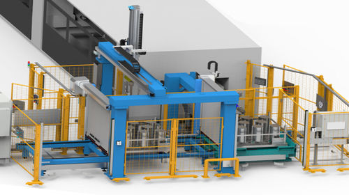 Cargador automático para piezas - Sander Automation
