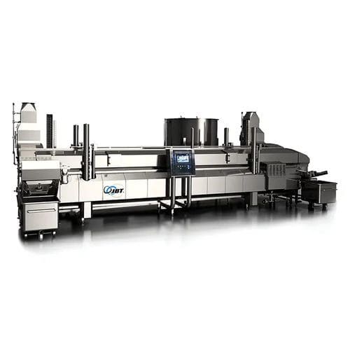 Freidora industrial continua - M-Fryer - JBT Corporation - de inmersión / con filtro