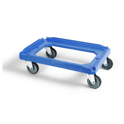 Plataforma rodante portacubetas - 90750A - EVOPACK - de plástico