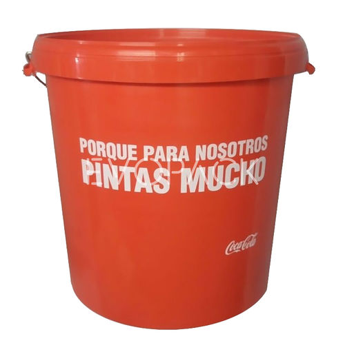 Cubo de plástico - HOM30000 - EVOPACK - redondo / con tapa