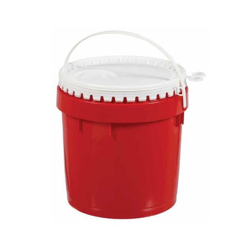 Cubo de plástico - 7564006110 - EVOPACK - redondo / con tapa / con asidero
